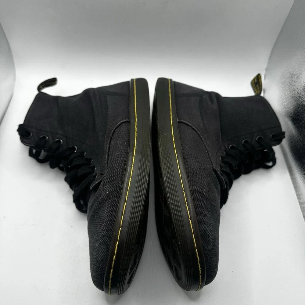Dr. Martens Alfie Boot Mens Size 8 Women's Size 9 Black Canvas Doc Air Wair Shoe